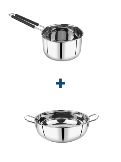 Induction Combo : Kadai and Saucepan